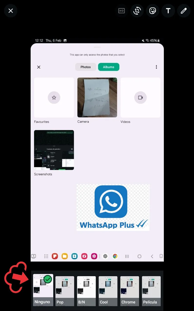 Seleccionar imágenes