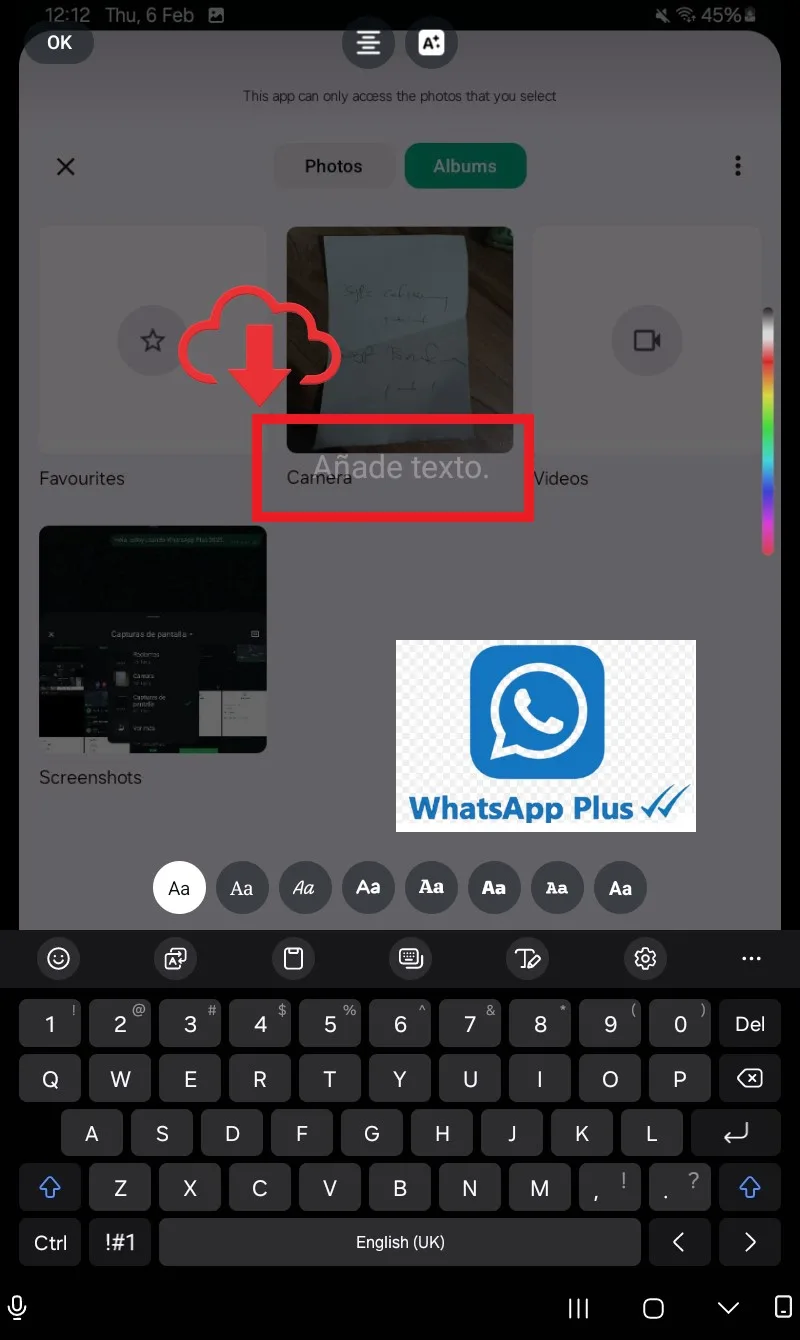 Agregar texto a la imagen
