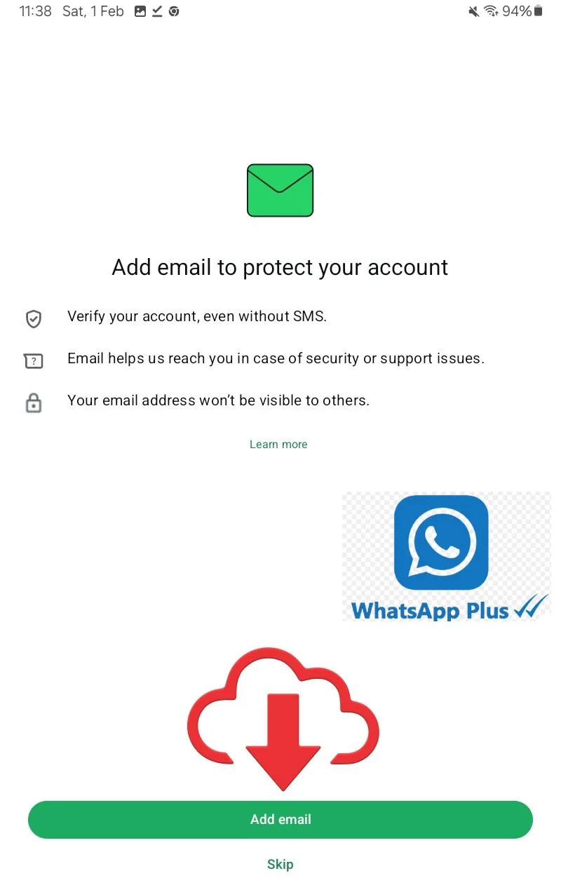 Haz clic en Restaurar para recuperar todos tus chats anteriores, medios y configuraciones.