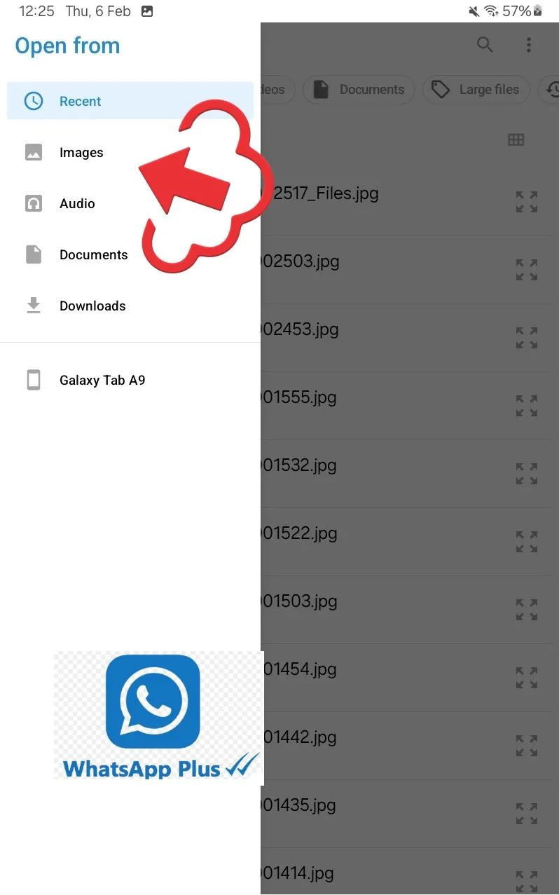 Hacer clic en imágenes