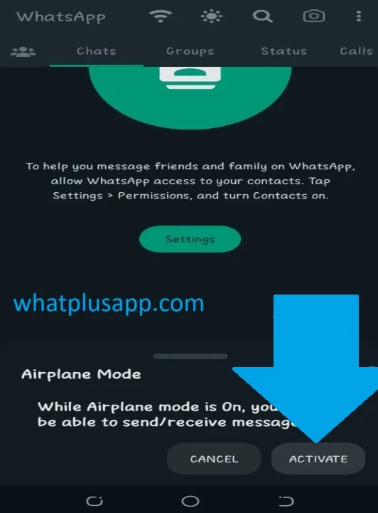 Modo No Molestar activado.